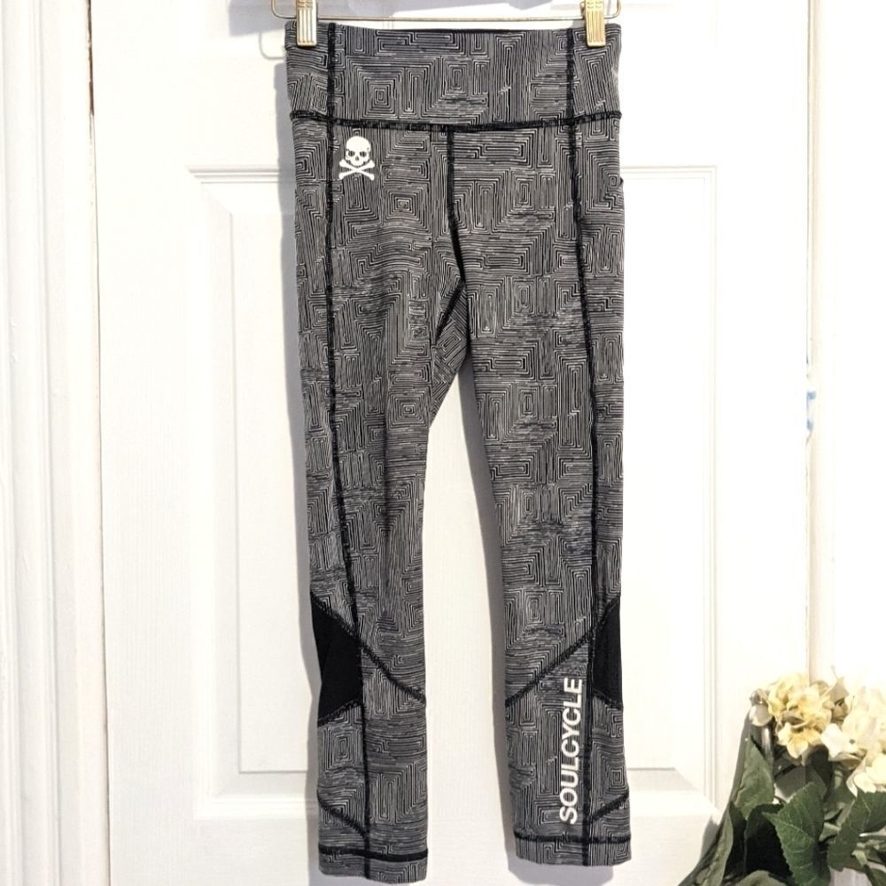 Lululemon X Soulcycle Pace Rival Crop Leggings Size 2